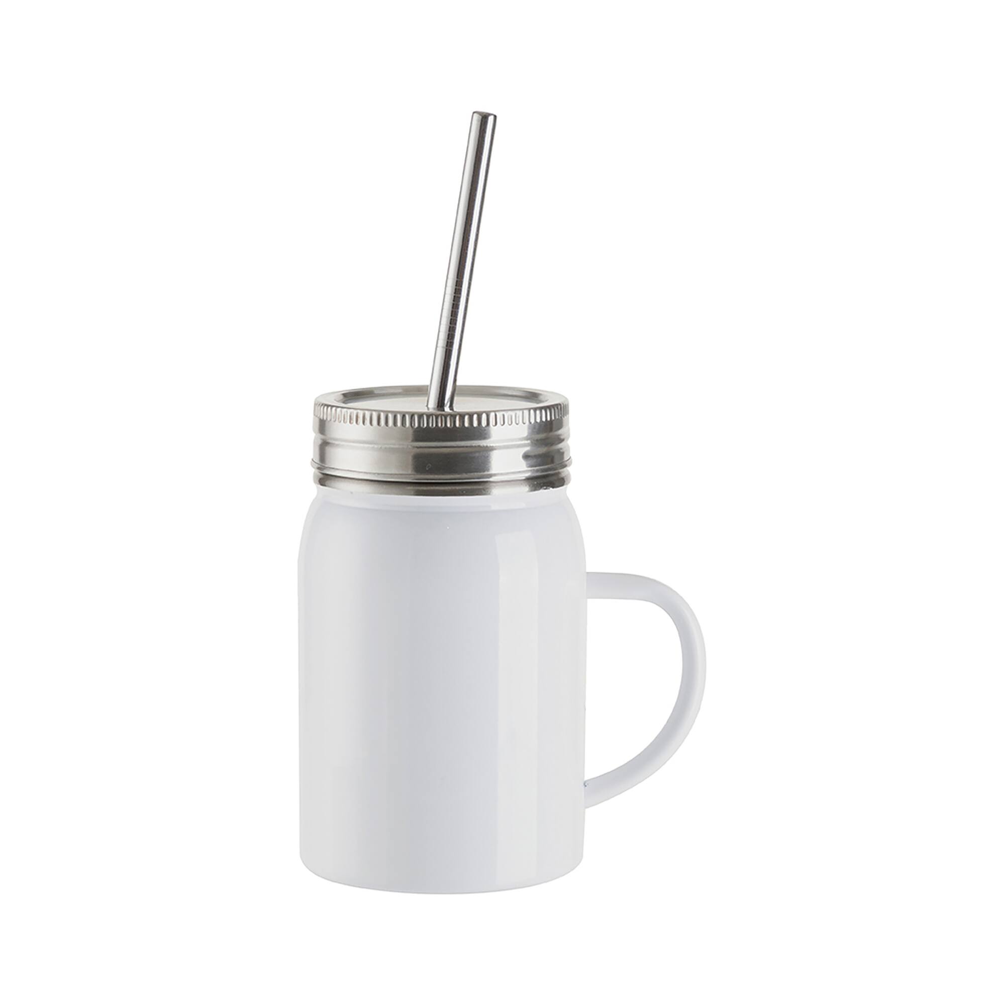 Craft Express 4ct. 17oz. Handled Sublimation Mason Jars
